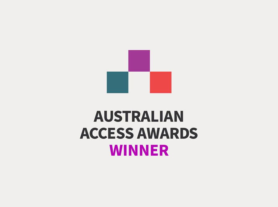 Australian Access Awards winner design logo